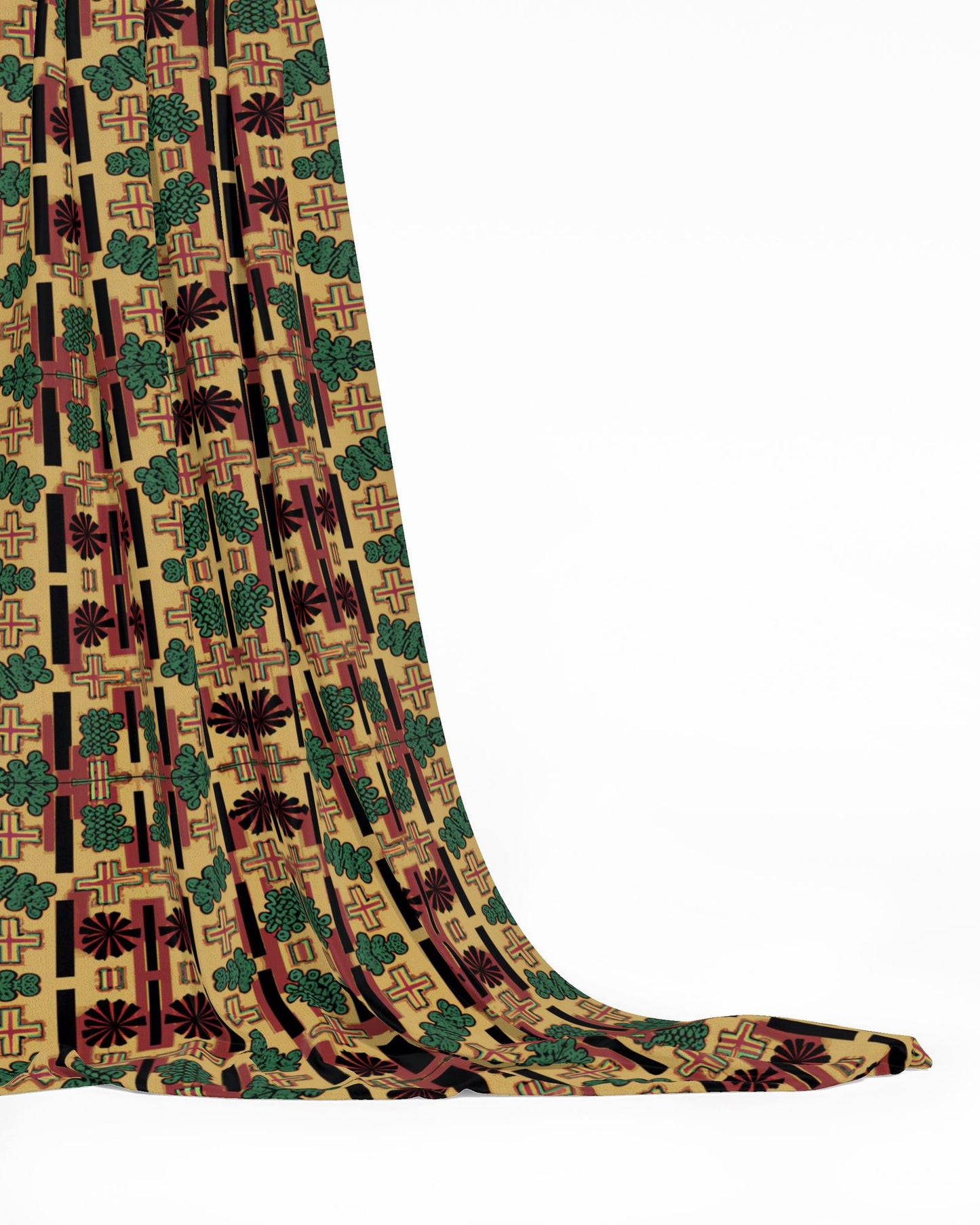 QOSA Chunky Cross Fabric Print
