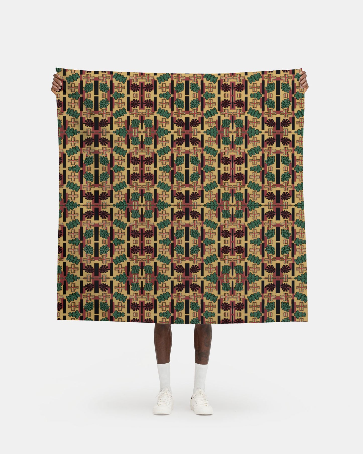 QOSA Chunky Cross Fabric Print