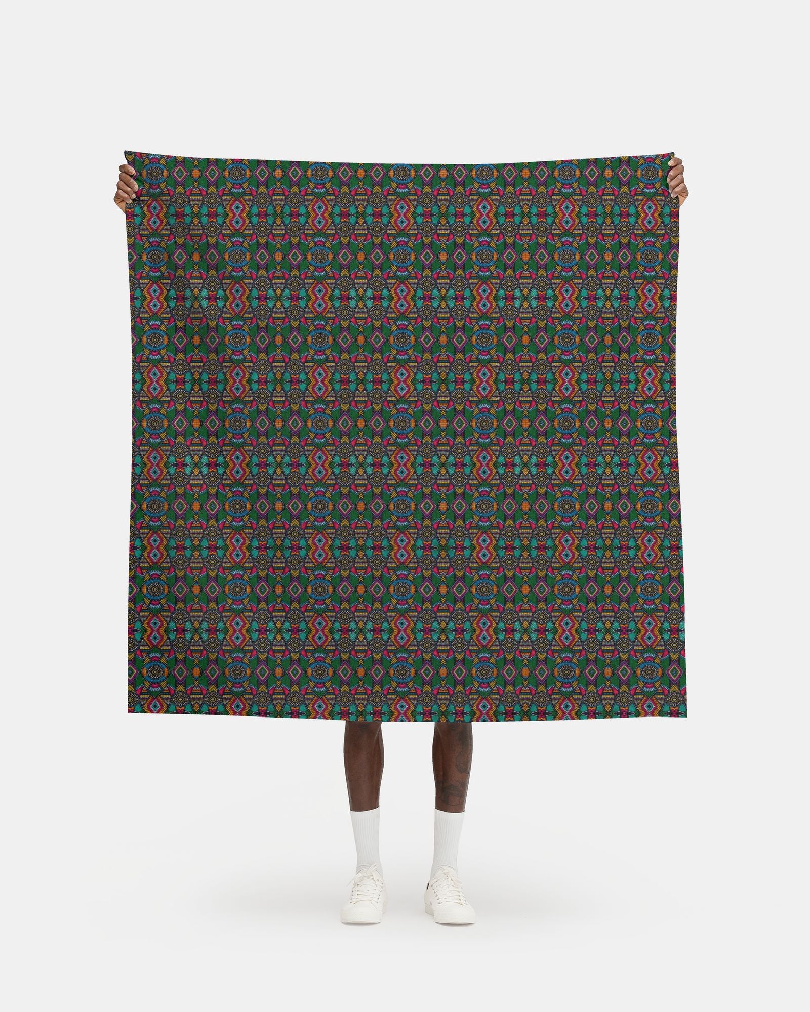 Zuri African Unique Vibrant Organic Cotton Pattern Fabric