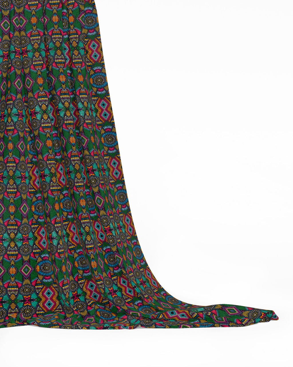 Zuri African Unique Vibrant Organic Cotton Pattern Fabric