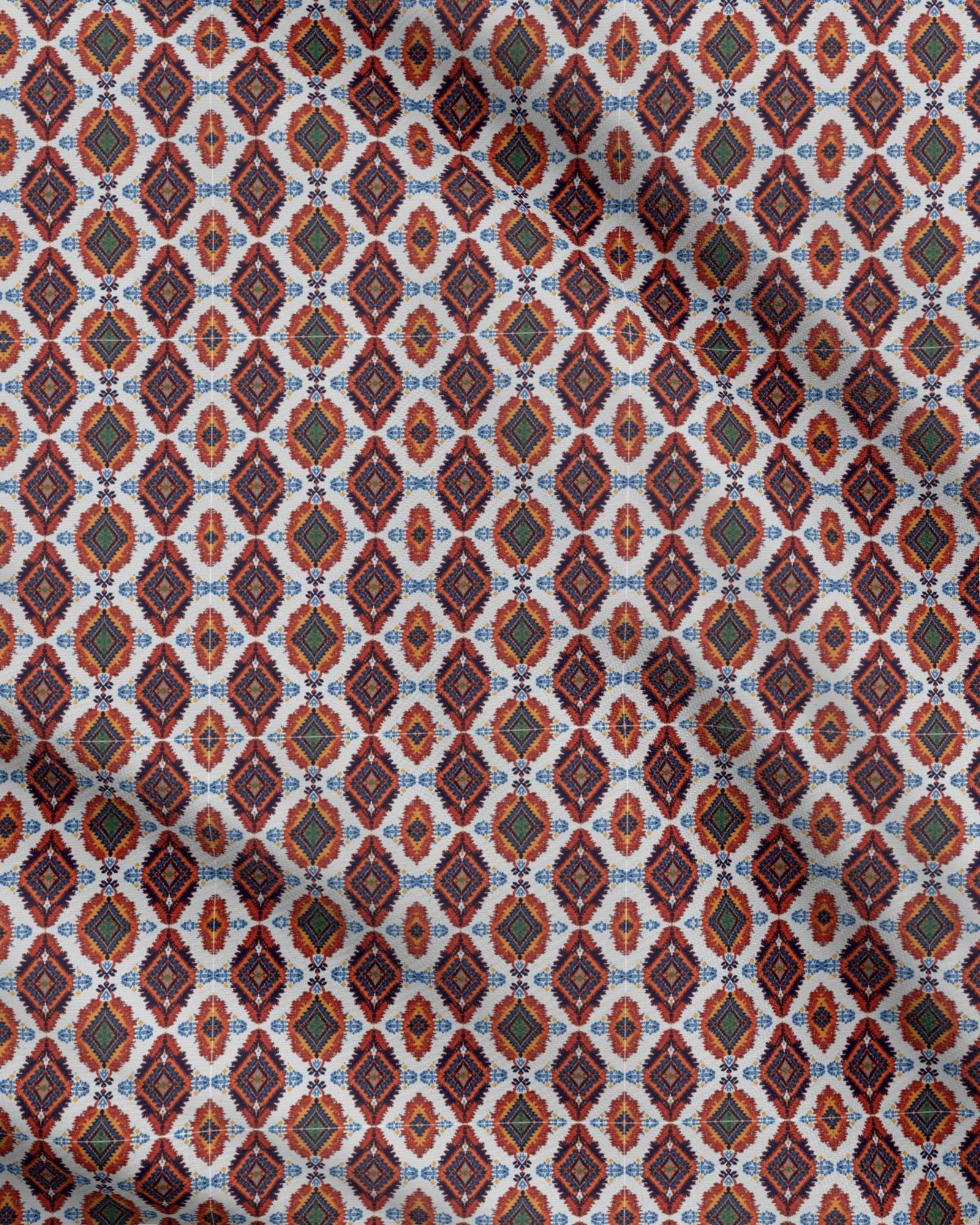 Malaika African Unique Vibrant Organic Cotton Pattern Fabric