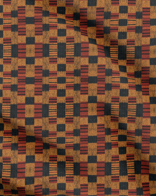 Jelani African Unique Vibrant Organic Cotton Pattern Fabric